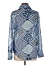 Fashion Nova 100% Polyester Paisley Blue Long Sleeve Blouse Size M - photo 2