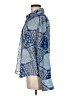 Fashion Nova 100% Polyester Paisley Blue Long Sleeve Blouse Size M - photo 5
