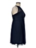 David's Bridal 100% Polyester Solid Blue Cocktail Dress Size 6 - photo 4