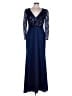 Mac Duggal Blue Cocktail Dress Size 10 - photo 1