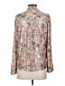 Sézane Floral Gold Long Sleeve Blouse Size EU (FR) 34 / US 2 - photo 2