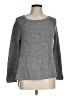 Ann Taylor LOFT 100% Cotton Tweed Gray Pullover Sweater Size M - photo 1