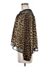 Zara Basic Animal Print Brown Long Sleeve Blouse Size M - photo 5