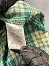 Easel 100% Cotton Plaid Green Long Sleeve Button-Down Shirt Size L - photo 8