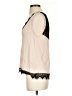 BB Dakota 100% Rayon Ivory Orange Sleeveless Blouse Size S - photo 5