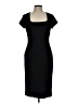 Shape FX Solid Black Cocktail Dress Size 10 - photo 1
