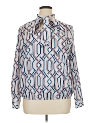 New York & Company Long Sleeve Blouse (view 1)