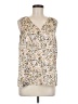 Nine West 100% Polyester Ivory Sleeveless Blouse Size M - photo 1