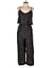Club Monaco Hearts Black Jumpsuit Size 10 - photo 1