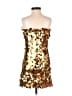 Runaway 100% Polyester Gold Cocktail Dress Size XS - photo 2