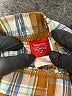 Disney Pixar 100% Cotton Plaid Brown Board Shorts 12-18 MO / 18 MO - photo 3
