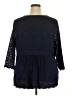 Roaman's Floral Blue 3/4 Sleeve Blouse Size 22 (1X) - photo 2