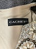 Cachet Metallic Silver Cocktail Dress Size S (estimated) - photo 7