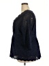 Roaman's Floral Blue 3/4 Sleeve Blouse Size 22 (1X) - photo 5