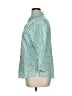 Foxcroft 100% Cotton Paisley Green 3/4 Sleeve Button-Down Shirt Size 16 - photo 5