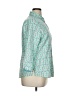 Foxcroft 100% Cotton Paisley Green 3/4 Sleeve Button-Down Shirt Size 16 - photo 4
