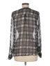 Joie Plaid Gray Long Sleeve Blouse Size M - photo 2