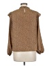 Shein 100% Polyester Brown Long Sleeve Blouse Size M - photo 2