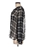 Joie Plaid Gray Long Sleeve Blouse Size M - photo 5