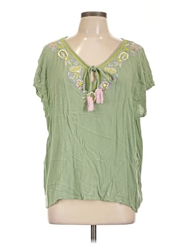Floreat Short Sleeve Blouse (view 1)