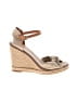 Tory Burch Tan Wedges Size 9 1/2 - photo 1