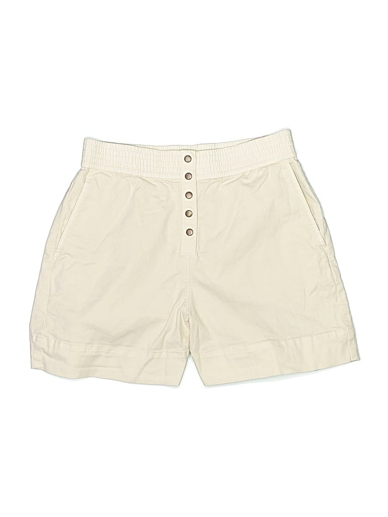 Pre-owned Lou & Grey Khaki Shorts In Ivory