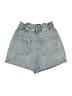 Zara 100% Cotton Blue Denim Shorts Size 4 - photo 2