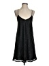 Everly 100% Polyester Metallic Black Casual Dress Size S - photo 1