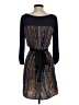 Ezra 100% Polyester Paisley Blue Casual Dress Size S - photo 2