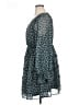 Torrid Print Teal Casual Dress Size 1X Plus (1) - photo 5