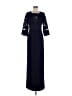JS Collections 100% Polyester Blue Cocktail Dress Size 6 - photo 1