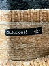 Solutions 100% Polyester Color Block Brown Pullover Sweater Size L - photo 7