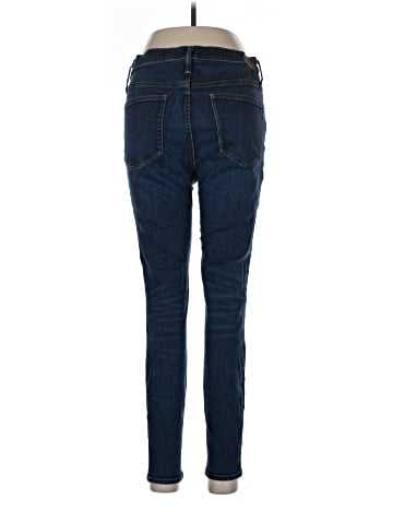 Madewell 9" Mid-Rise Skinny Jeans in Larkspur Wash: TENCEL&trade; Denim Edition (view 2)