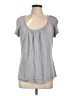 St. John Gray Short Sleeve Top Size L - photo 1