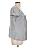 St. John Gray Short Sleeve Top Size L - photo 4