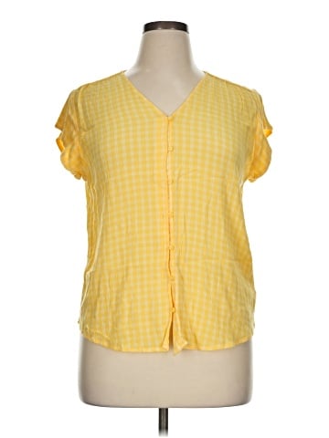 Liz Claiborne Short Sleeve Blouse (view 1)