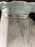 Zara Teal 3/4 Sleeve Button-Down Shirt Size S - photo 7
