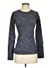 Lululemon Athletica Tweed Blue Pullover Sweater Size 4 - photo 1