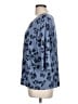 J.Jill Blue 3/4 Sleeve Blouse Size L - photo 5