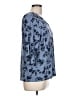 J.Jill Blue 3/4 Sleeve Blouse Size L - photo 4