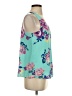 Everly 100% Polyester Teal Sleeveless Blouse Size S - photo 4