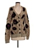 Leifsdottir Animal Print Brown Cardigan Size XS - photo 1