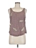 Bar III 100% Polyester Brown Sleeveless Blouse Size M - photo 1