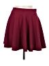 Urban Coco Solid Burgundy Casual Skirt Size M - photo 1