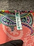 Auditions Paisley Orange Casual Dress Size L - photo 7