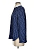 J.Crew Polka Dots Blue Long Sleeve Blouse Size XS - photo 5
