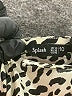 Splash Animal Print Gray Casual Dress Size 6 - photo 7