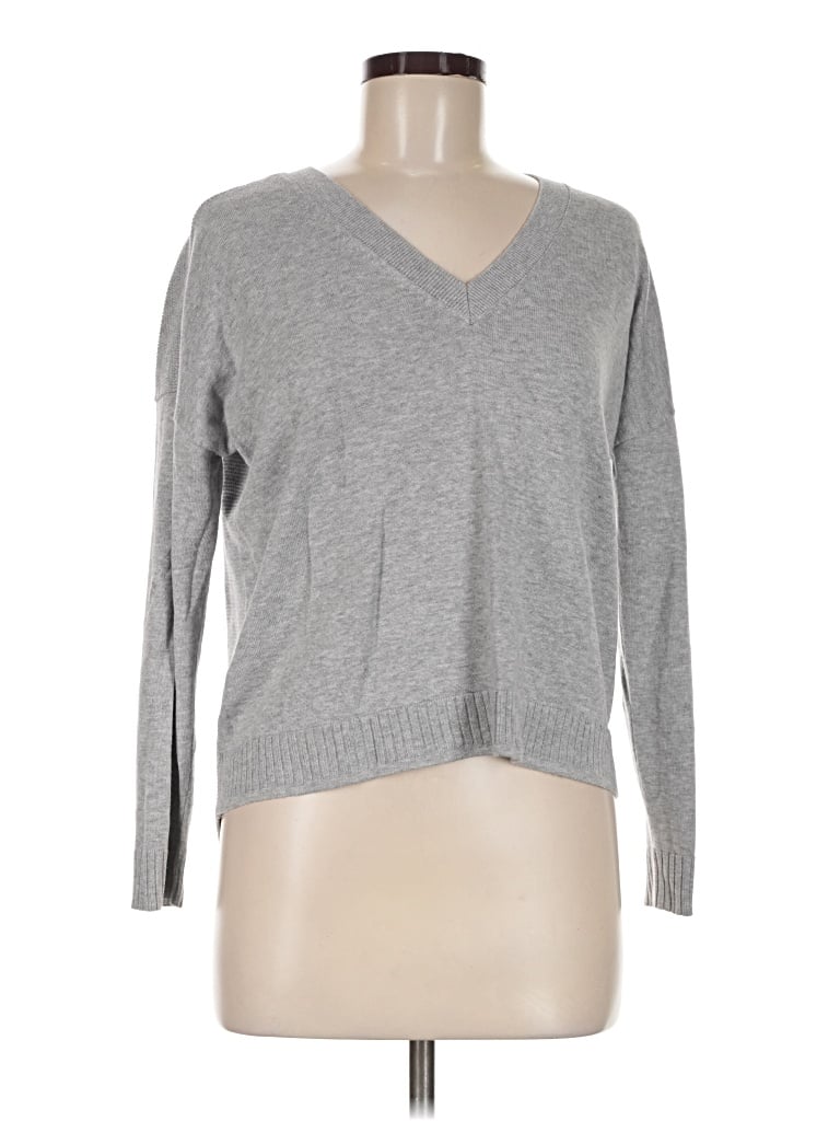 Pre-owned Lilla P Pullover Sweater In Gray
