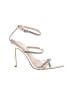 Fashion Nova Silver Sandals Size 9 - photo 1