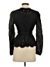 LoveShackFancy 100% Cotton Black Long Sleeve Blouse Size XS - photo 2